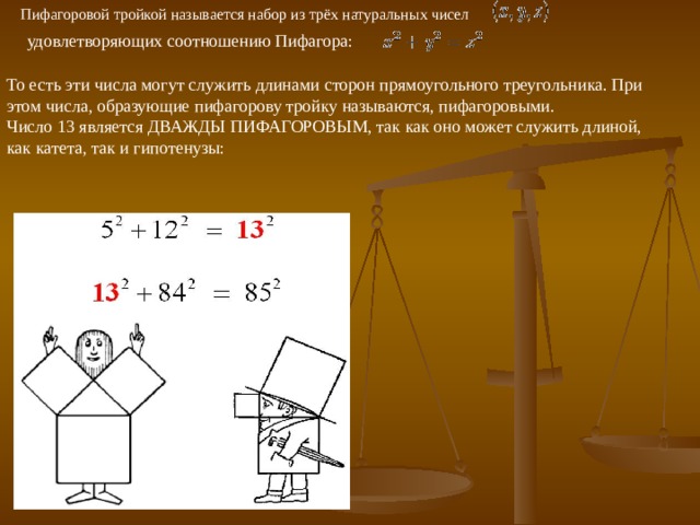 Пифагоровы тройки картинки