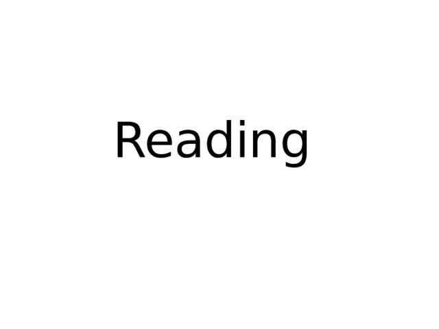 Reading 