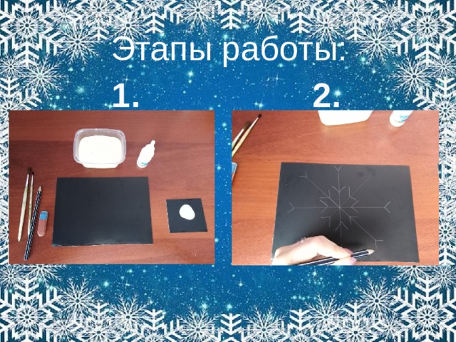 Этапы работы: 1. 2. 
