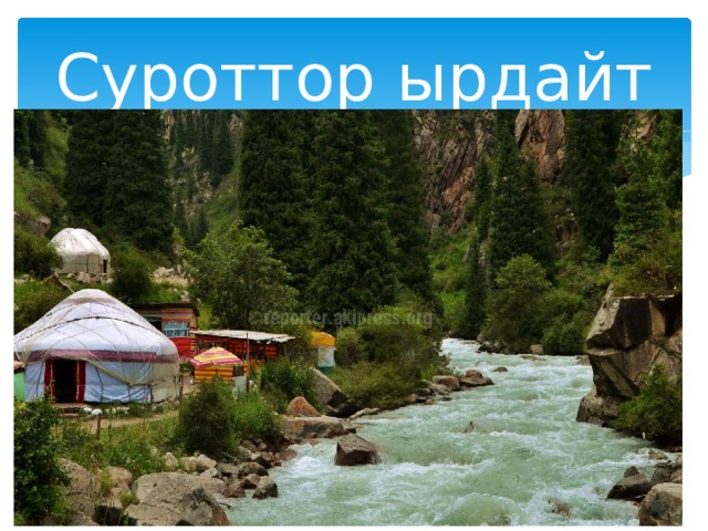 Суроттор ырдайт 