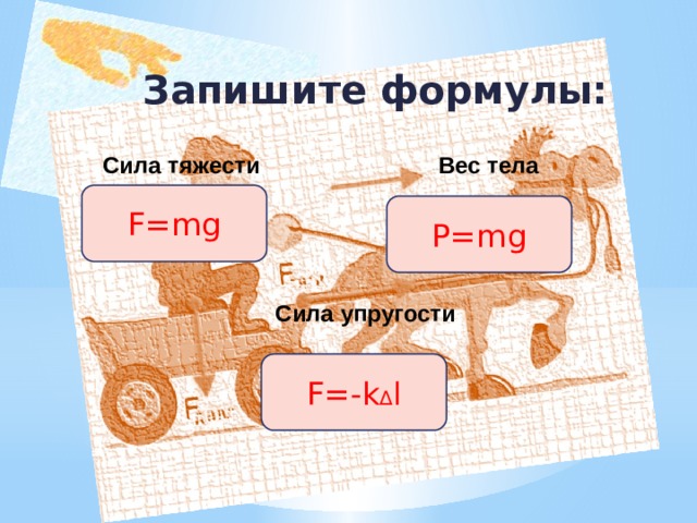 Формула тяжести