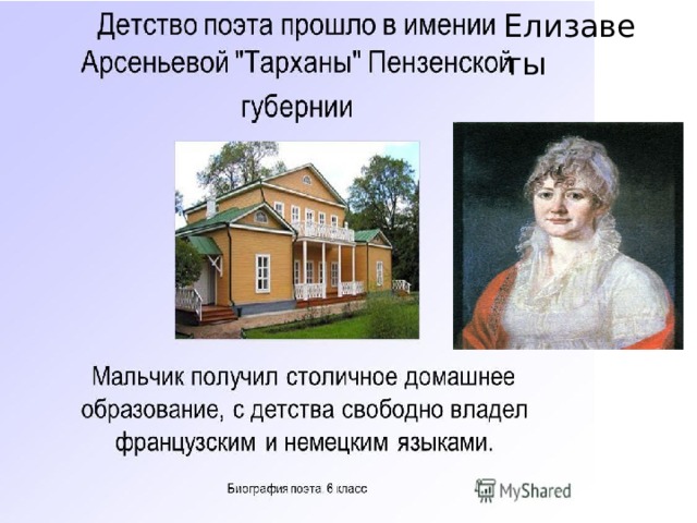 Елизаветы 