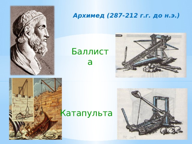 Презентация изобретения архимеда