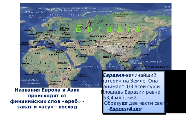 План описания территории