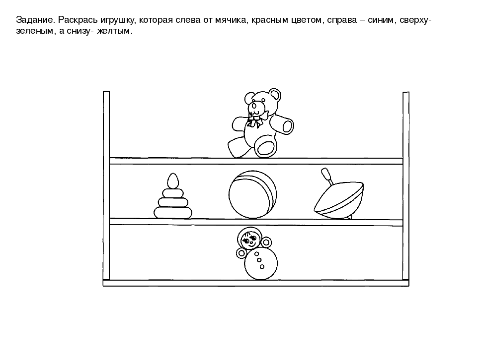 Ориентировка в пространстве средняя группа презентация