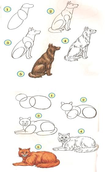 Братья наши меньшие графика набросок линии разные по виду и ритму 2 класс перспектива презентация