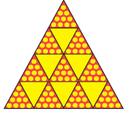 Рисунок 1 10 треугольник. Сотня в треугольнике. Треугольник десяток. Модель десятка треугольник. Треугольники десятки.