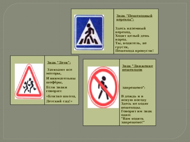 Презентация что может быть опасным. Пешеходные знаки окружающий мир. Знаки вокруг нас. Знаки для пешехода окружающий мир. Опасные знаки для детей 1 класс.