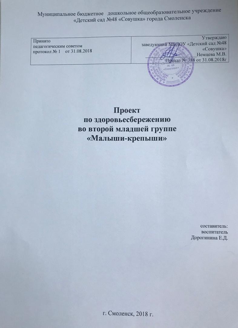 Проект по здоровьесбережению 