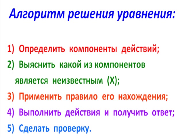 Презентация способы решения уравнений в начальной школе