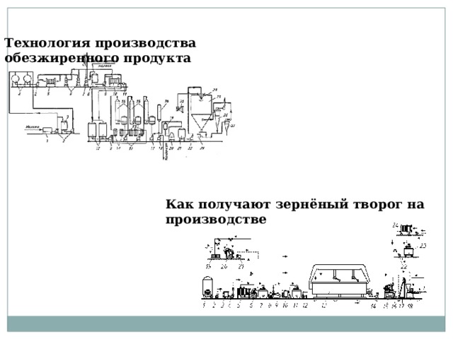 Технология производства обезжиренного продукта Как получают зернёный творог на производстве 