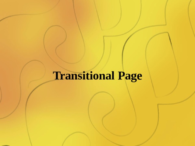 Transitional Page 
