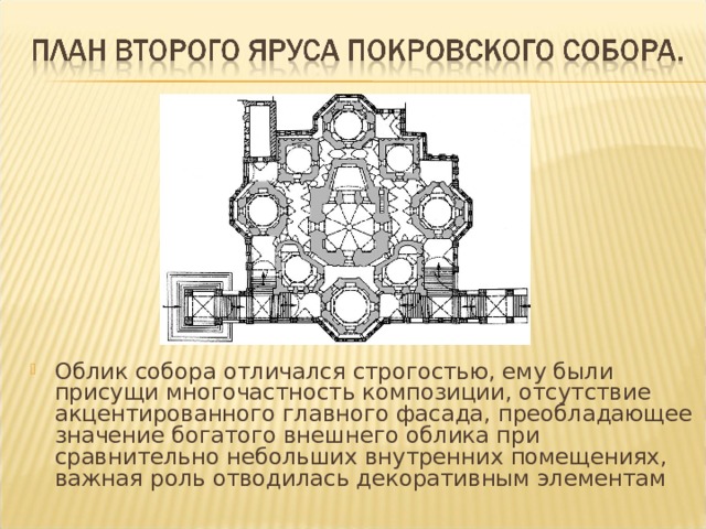 Храм василия блаженного план