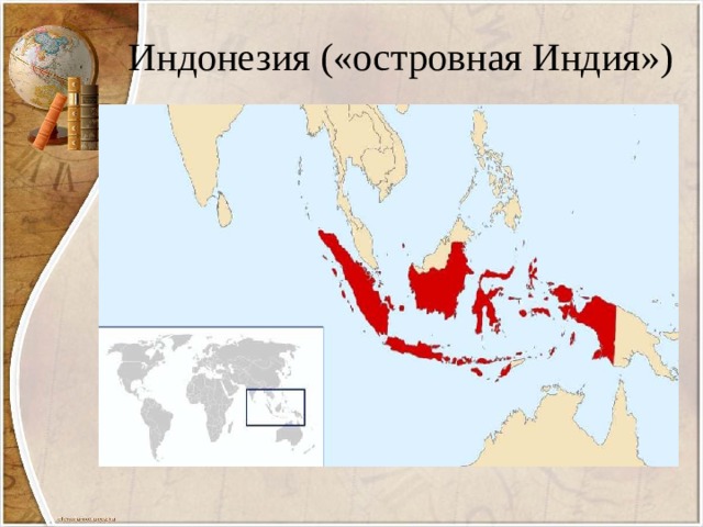 Индонезия («островная Индия») 