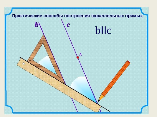 Презентация по теме параллельные прямые 6 класс виленкин