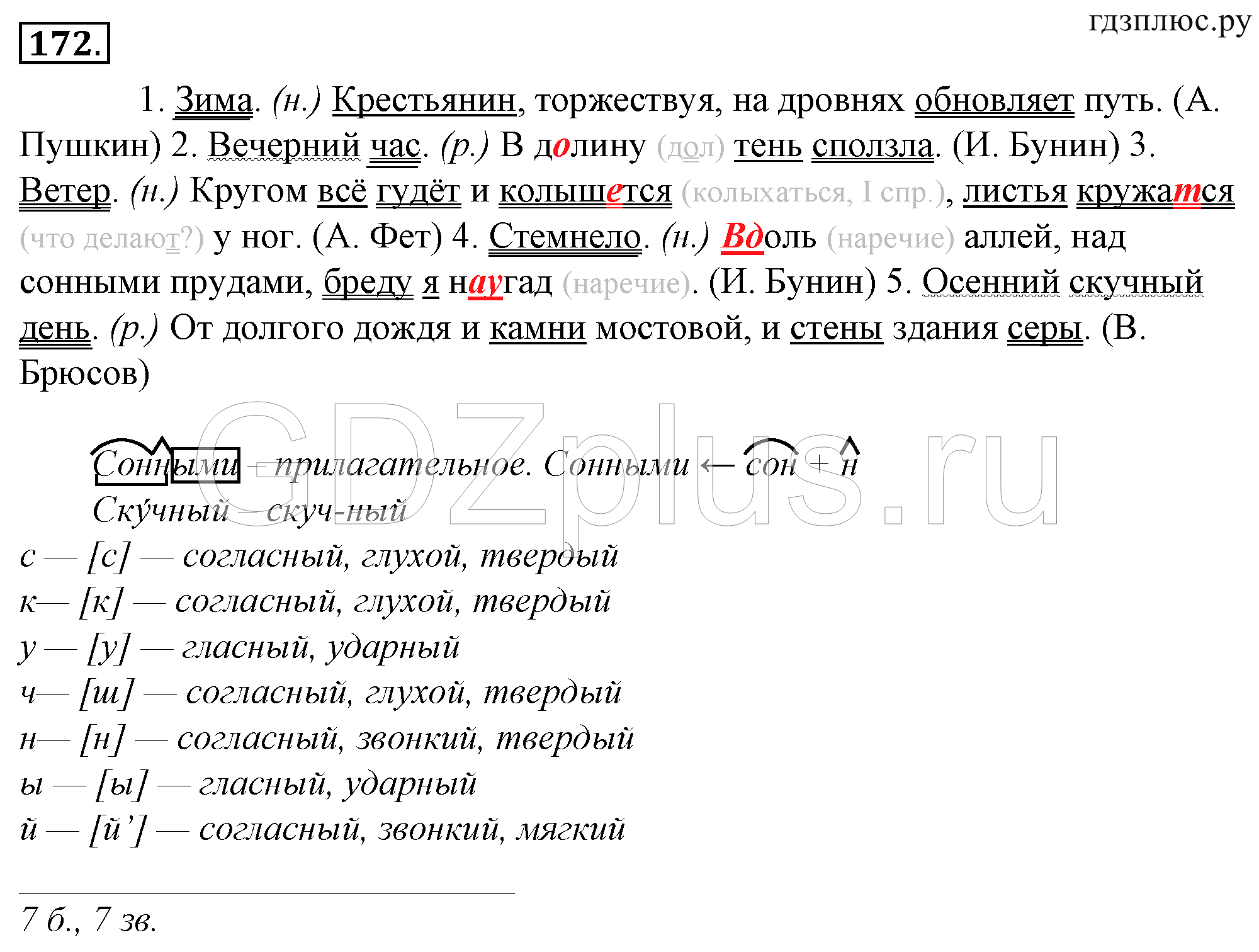 Русский язык 8 класс ладыженская учебник упражнение 172