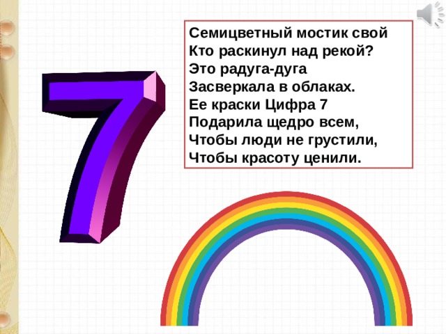 Презентация про цифру 7