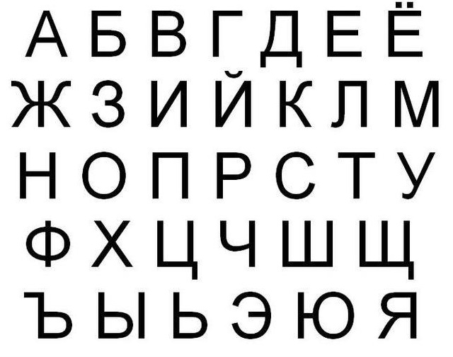 Алфавит печатный 1 класс распечатать