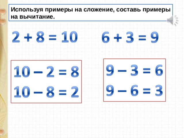 При вычитании как называются цифры