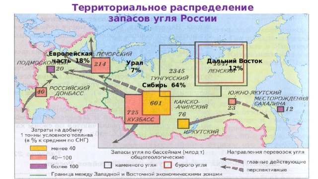 Уголь восточной сибири. Запасы угля на карте. Угольные запасы России карта. Уголь Дальний Восток. Топливно энергетический комплекс дальнего Востока.