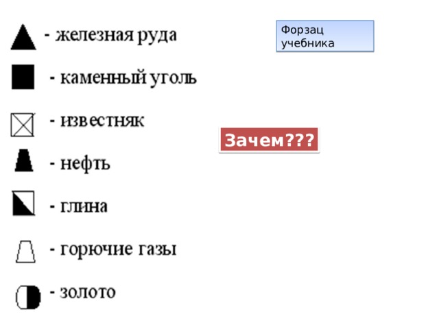 Форзац учебника Зачем??? 