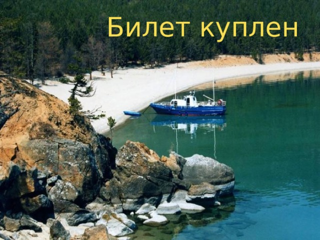 Билет куплен 