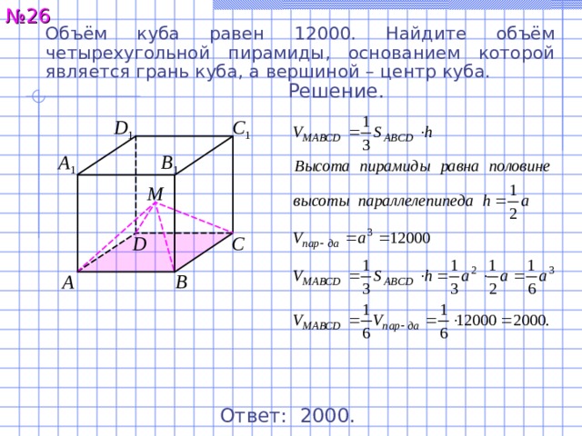 4 в кубе решение