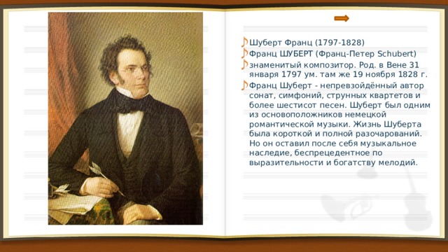 Презентация симфония 8 неоконченная ф шуберта урок музыки 7 класс