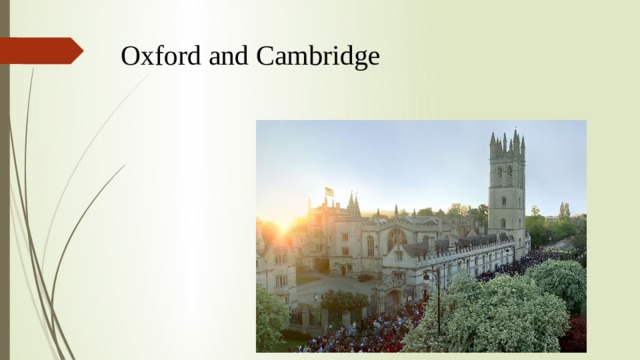  Oxford and Cambridge 