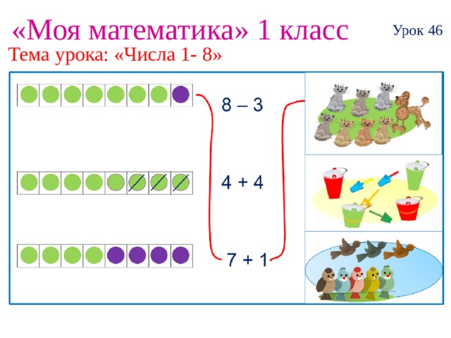 Тема урока цифра 1