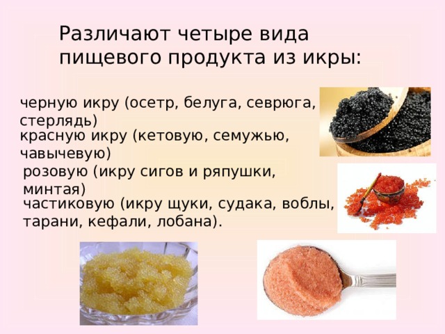 Канапе с икрой и севрюгой технологическая карта