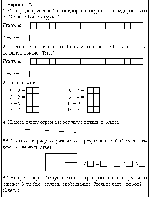 Картинка итоговые контрольные работы