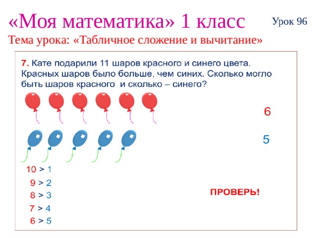 Презентация математика 4 класс таблица классов