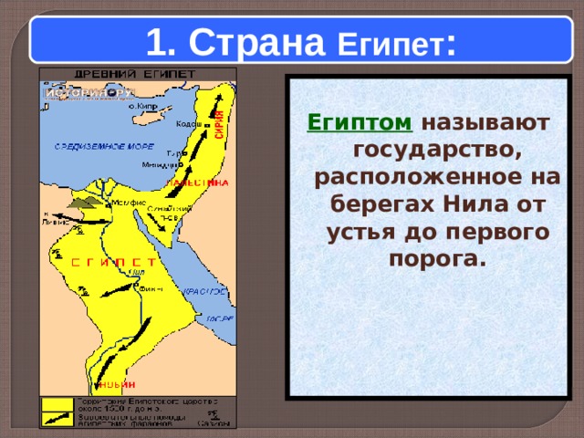 Государство на берегах нила план