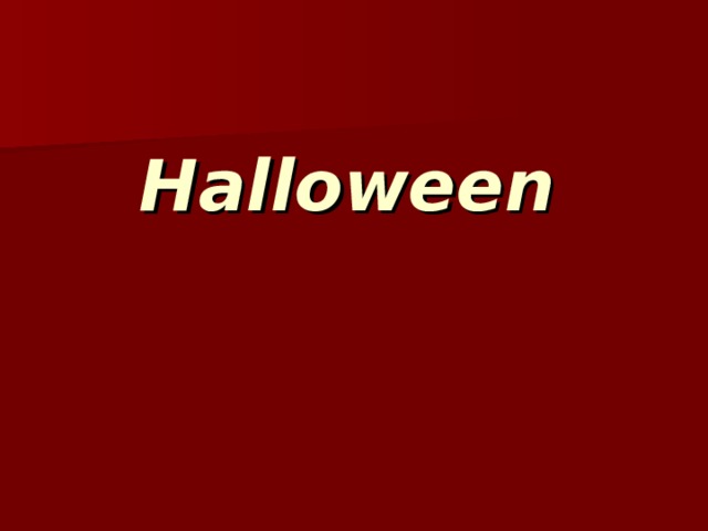 Halloween  