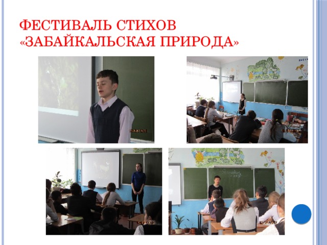 Фестиваль стихов  «Забайкальская природа» 