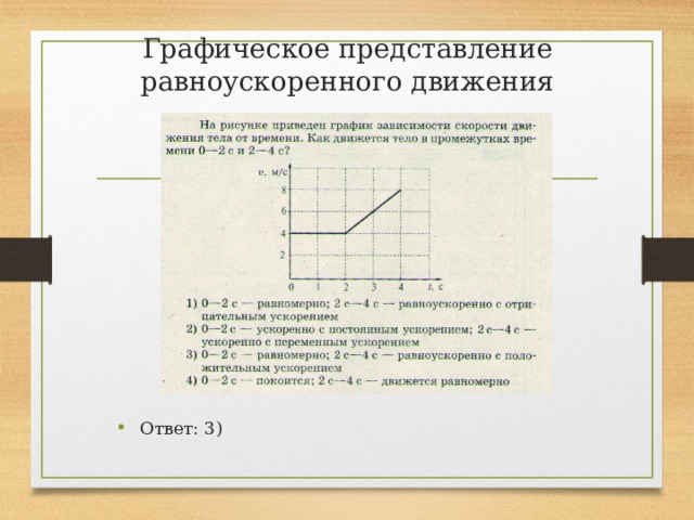 График равноускоренного. График зависимости равноускоренного движения от времени. Графическое представление равноускоренного движения. Графическое описание равноускоренного движения. Ускорение Графическое представление.