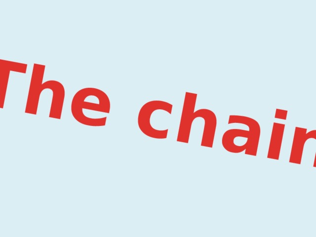 “ The chain”