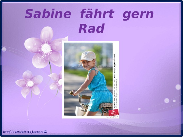 Sabine f ӓhrt gern Rad 