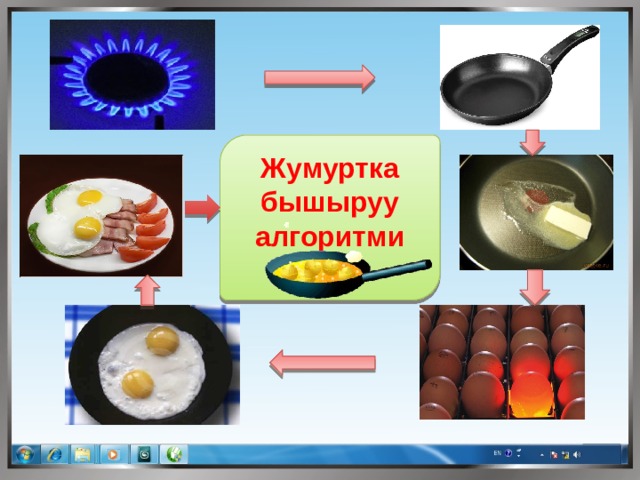 Жумуртка бышыруу алгоритми   