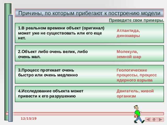 Нескольких почему. Причины по которым прибегают к построению моделей. Причины построения моделей. В каких случаях прибегают к созданию моделей. К построению модели прибегают в следующих случаях:.