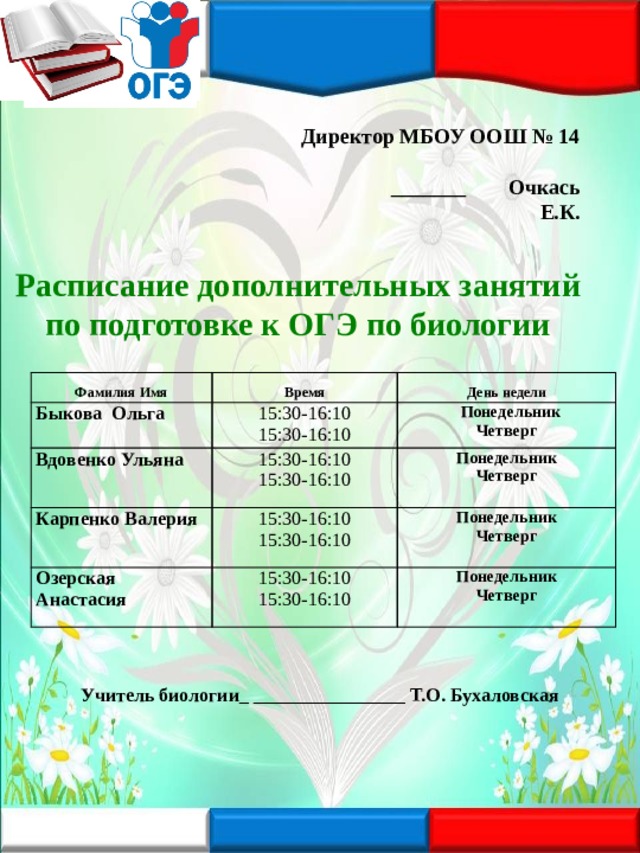Огэ по биологии 2020