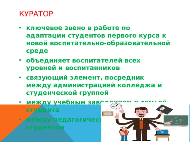 Куратор проекта это кто