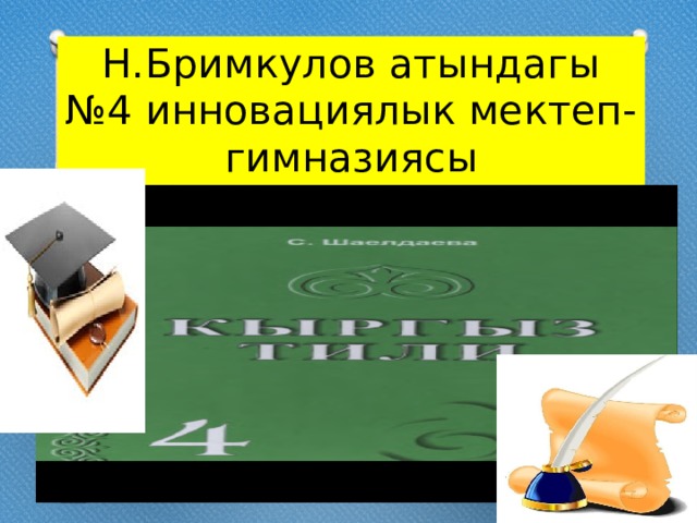 Н.Бримкулов атындагы №4 инновациялык мектеп-гимназиясы 