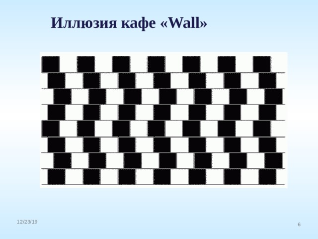 Иллюзия кафе «Wall» 