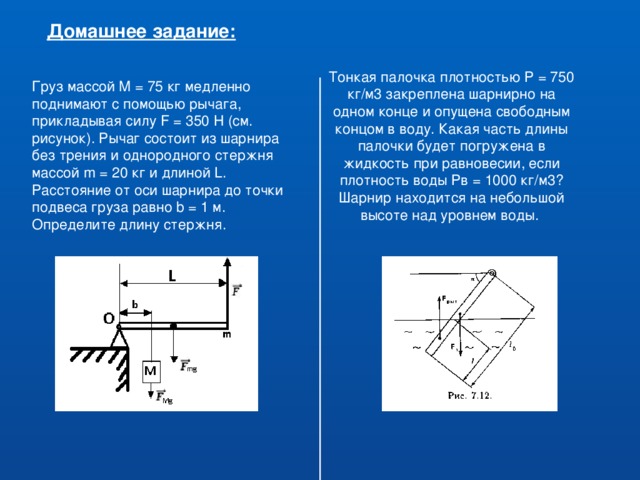 На рисунке представлена схема рычага на который действуют силы