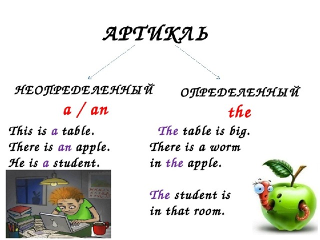 Артикль a an презентация