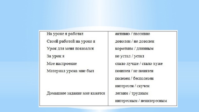 Рефлексия 