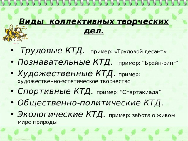 План конспект ктд