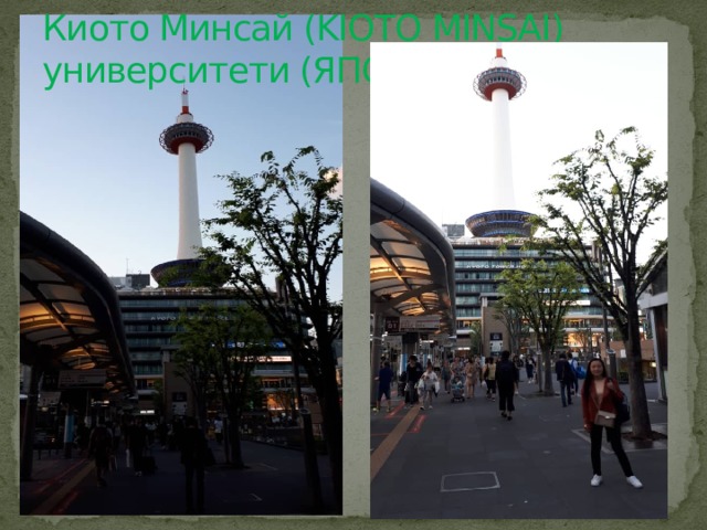 Киото Минсай (KIOTO MINSAI) университети (ЯПОНИЯ КИОТО ) 